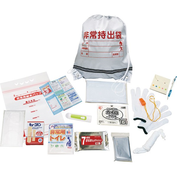 御祝.お返し,引出物,記念品は:非常持出しセット１６点 NK26ｰ16