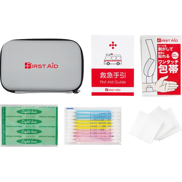 御祝.お返し,引出物,記念品は:コンパクトファーストエイドキット６点セット CFｰ06
