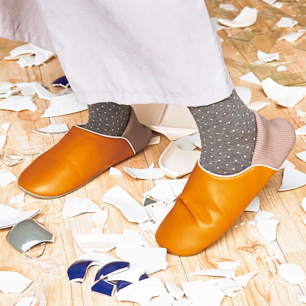 御祝.お返し,引出物,記念品は:防活スリッパ　Ｍ イエロー NSAN1900YE