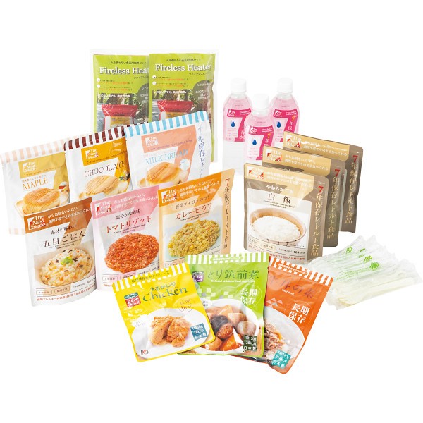 御祝.お返し,引出物,記念品は:７年保存３日分保存食セットＣｏｍｐｌｅｔｅｄ　Ｅｖｏ　７−Ｙｅａｒｓ 07EV01   