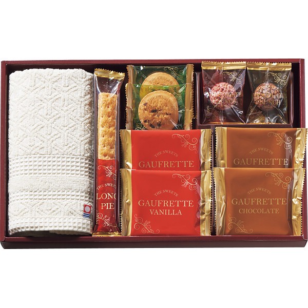 御祝.お返し,引出物,記念品は:スイーツアソート＋Ｓ　今治タオル組合せギフト ZSA-15TAR