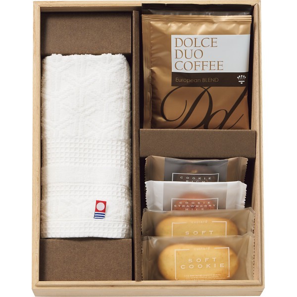 御祝.お返し,引出物,記念品は:ココロ　今治タオル・スイーツセット COCO-A15