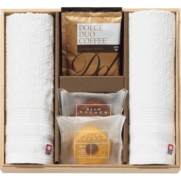 御祝.お返し,引出物,記念品は:ココロ　今治タオル・スイーツセット COCO-A30