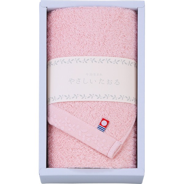 御祝.お返し,引出物,記念品は:やさしいたおる　フェイスタオル ピンク 1744880