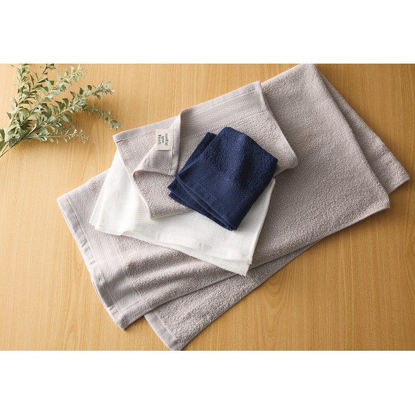 御祝.お返し,引出物,記念品は:リビングウィズオーガニック　フェイス・ウォッシュタオルセット SLW1015