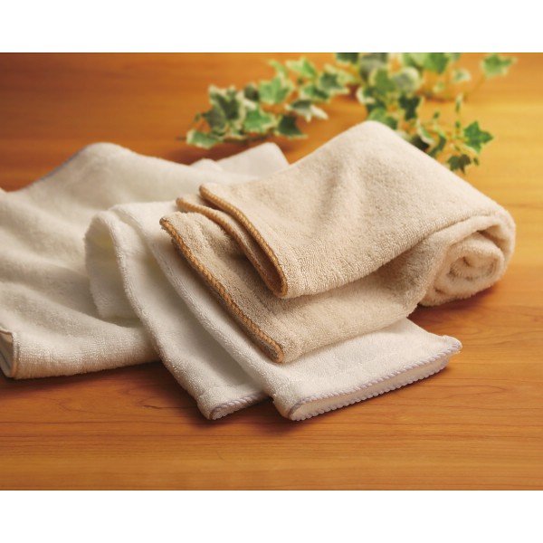 御祝.お返し,引出物,記念品は:オーガニックジャパン　コーディア　ハーフバス・フェイスタオルセット SZH-1050