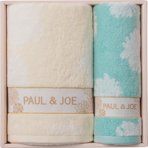 御祝.お返し,引出物,記念品は:ポール＆ジョー　バス・フェイスタオルセット PJ-450