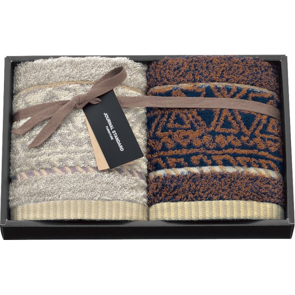 御祝.お返し,引出物,記念品は:ジャーナル　スタンダード　ファニチャー　タオルチーフ２枚セット FJS1061