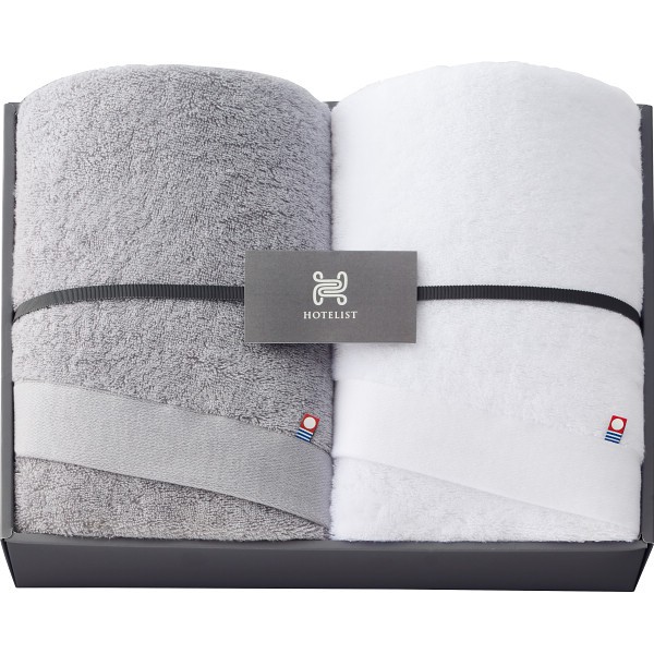 御祝.お返し,引出物,記念品は:ＨＯＴＥＬＩＳＴ　バスタオル２枚セット Hｰ11107