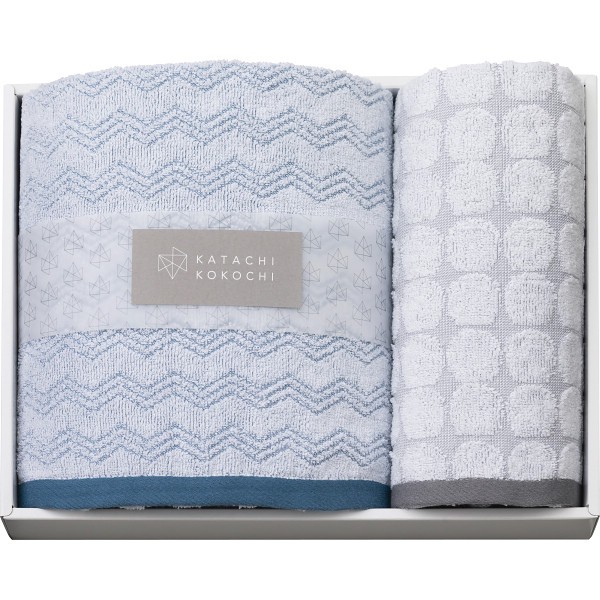 御祝.お返し,引出物,記念品は:カタチココチ　大判バス・フェイスタオルセット K-20200