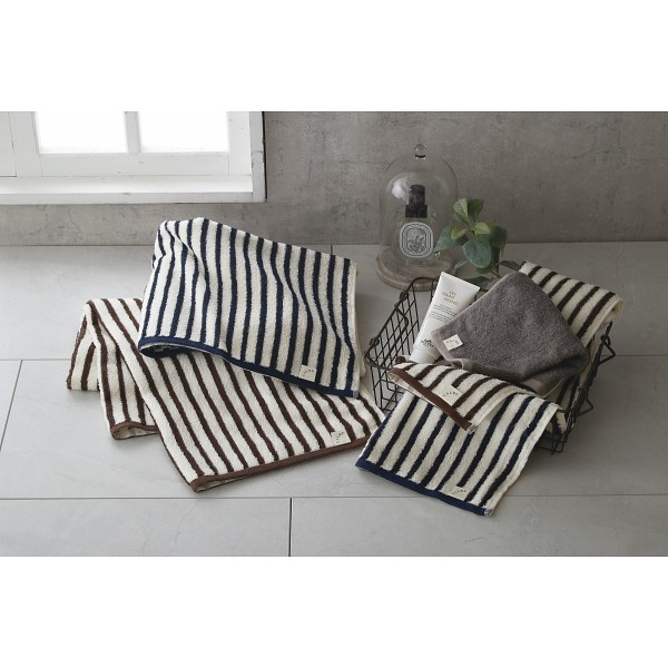 御祝.お返し,引出物,記念品は:ＣＡＬＭＥバンブー　フェイスタオル ネイビー CM2515NV