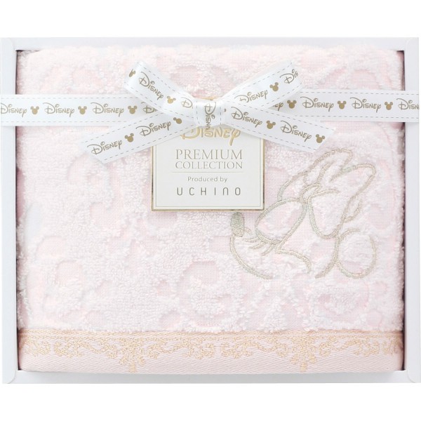 御祝.お返し,引出物,記念品は:ディズニー　プレミアム　フェイスタオル ピンク WF15876