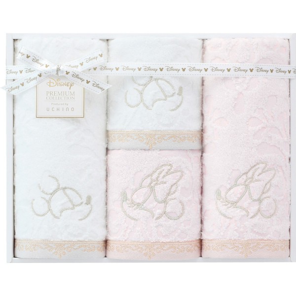 御祝.お返し,引出物,記念品は:ディズニー　プレミアム　フェイス・ゲストタオルセット ミックス WR50876