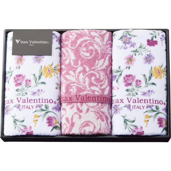 御祝.お返し,引出物,記念品は:アイザック・バレンチノ　フェイスタオル３枚セット IV-24300