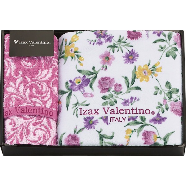 御祝.お返し,引出物,記念品は:アイザック・バレンチノ　バス・フェイスタオルセット IV-24350