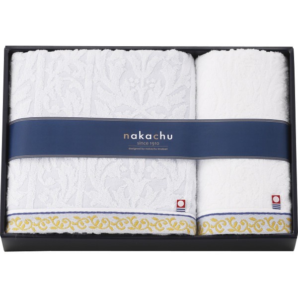 御祝.お返し,引出物,記念品は:ＮＡＫＡＣＨＵ今治　バス・フェイスタオルセット NCK-26425