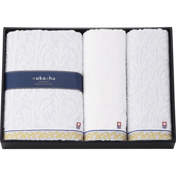 御祝.お返し,引出物,記念品は:ＮＡＫＡＣＨＵ今治　バス・フェイスタオルセット NCK-26550