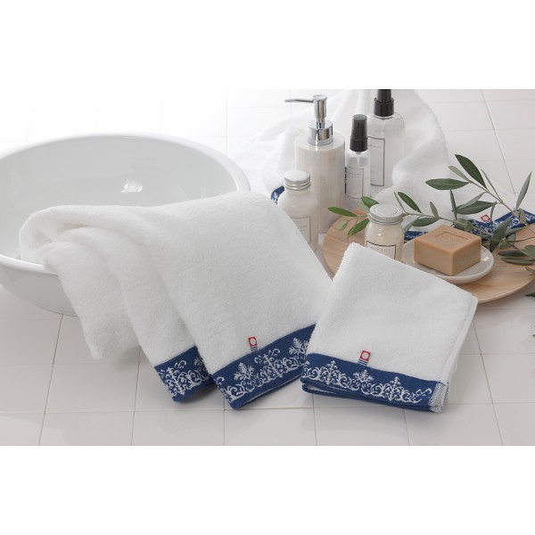 御祝.お返し,引出物,記念品は:今治　プレミアムホテル仕様　フェイス・ハンドタオルセット HP8825