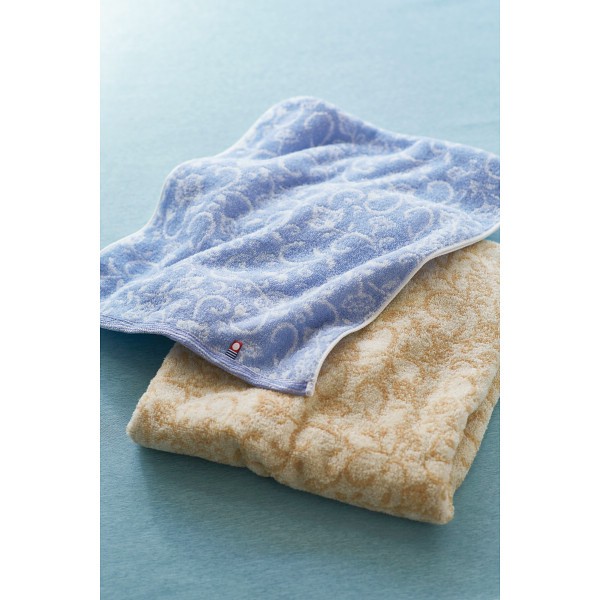 御祝.お返し,引出物,記念品は:今治きらら　フェイスタオル（木箱入） ベージュ 53015