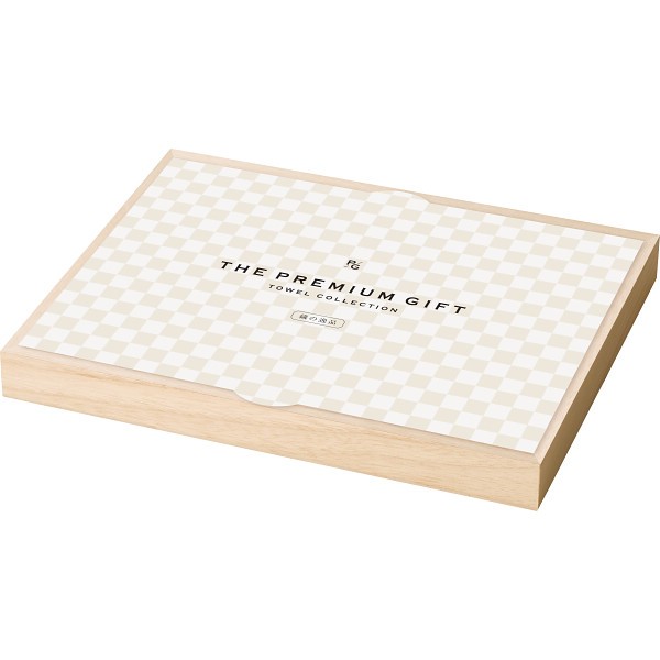 御祝.お返し,引出物,記念品は:今治きらら　フェイスタオル（木箱入） ベージュ 53015