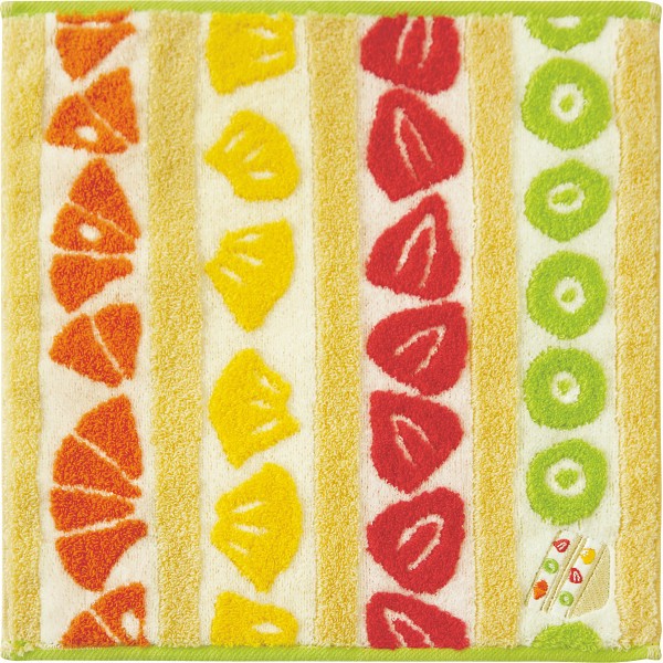 御祝.お返し,引出物,記念品は:Ｍｅｅｔｓ　ＧｕｕＧｕｕ　タオルハンカチ フルーツサンド MSJG-709