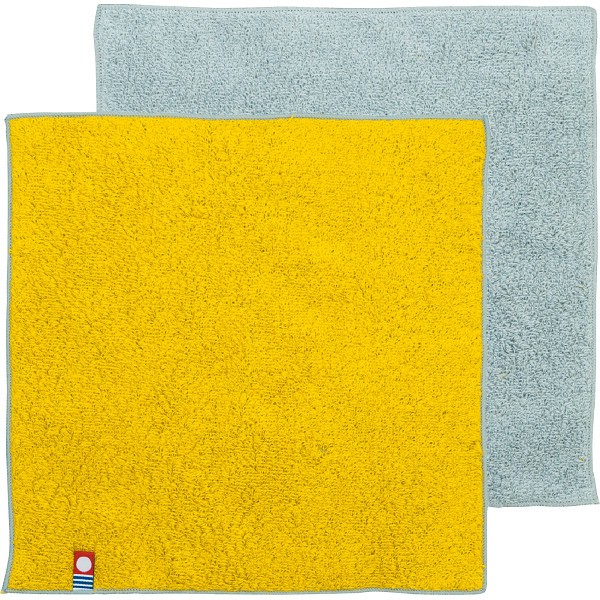 御祝.お返し,引出物,記念品は:デイリープレーリー　リバーシブルタオルハンカチ イエロー COREH-601CB