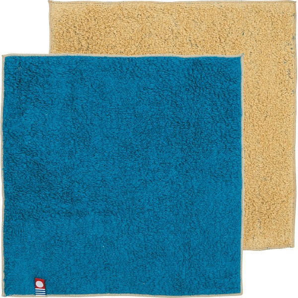 御祝.お返し,引出物,記念品は:デイリープレーリー　リバーシブルタオルハンカチ ネイビー COREH-606CB