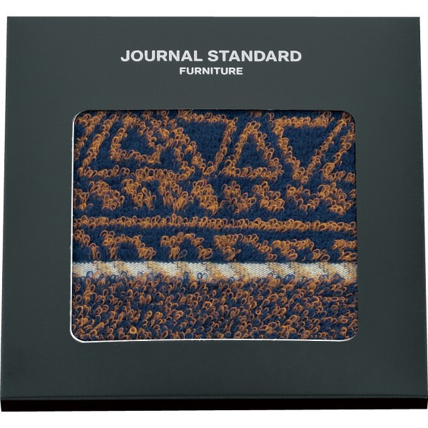 御祝.お返し,引出物,記念品は:ジャーナル　スタンダード　ファニチャー　クエストハンカチ ネイビー FJS561NB