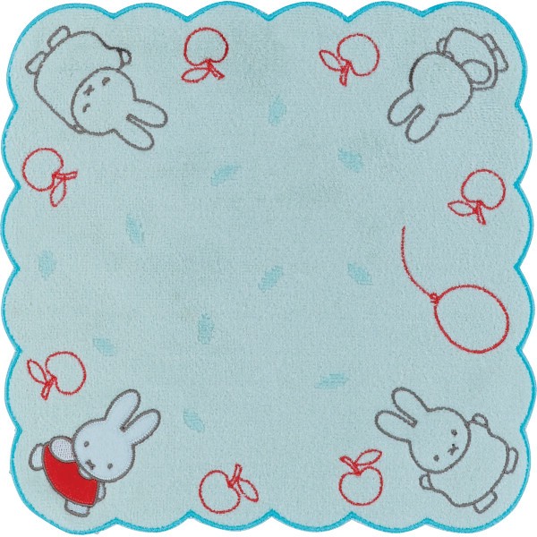 御祝.お返し,引出物,記念品は:ミッフィー　ミニタオル ミッフィーとりんご 5805031600