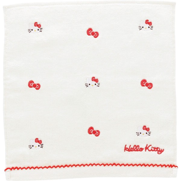 御祝.お返し,引出物,記念品は:サンリオキャラクターズ　ミニタオル ハローキティ　タイニーリボン 3725010400