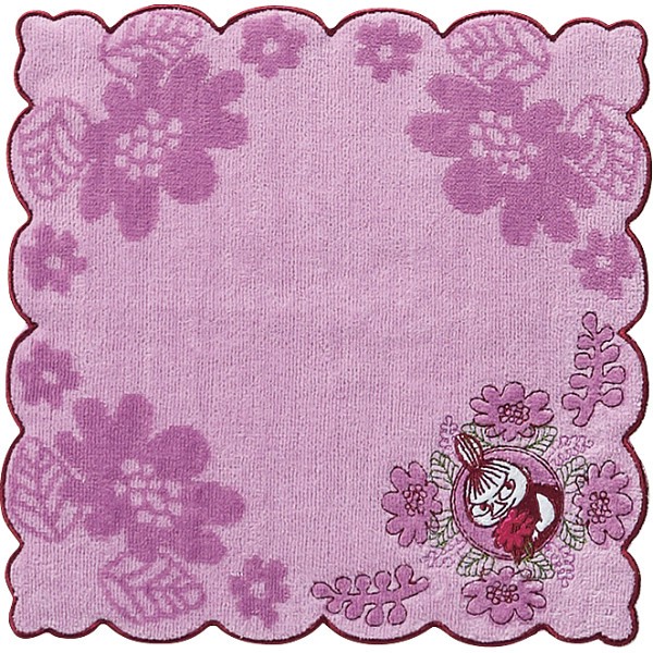 御祝.お返し,引出物,記念品は:ムーミン　ミニタオル キルティングパープル 1405039900