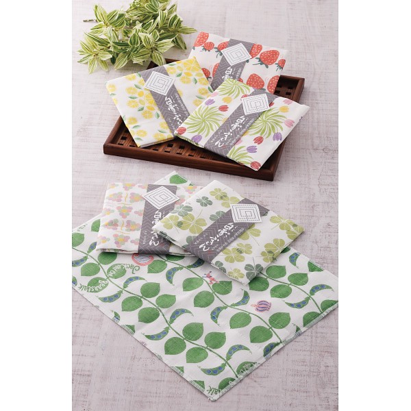 御祝.お返し,引出物,記念品は:白雪友禅ふきん レモン 2140