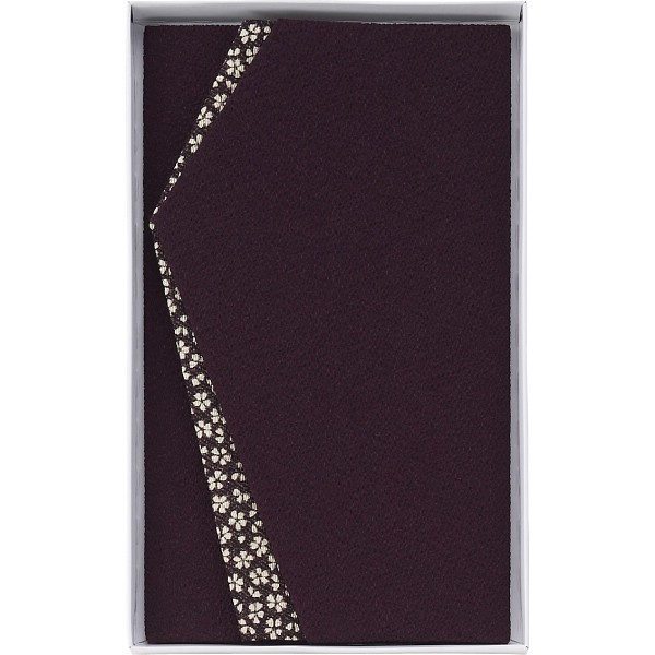 御祝.お返し,引出物,記念品は:小花エステルちりめん金封ふくさ 紫 681-3