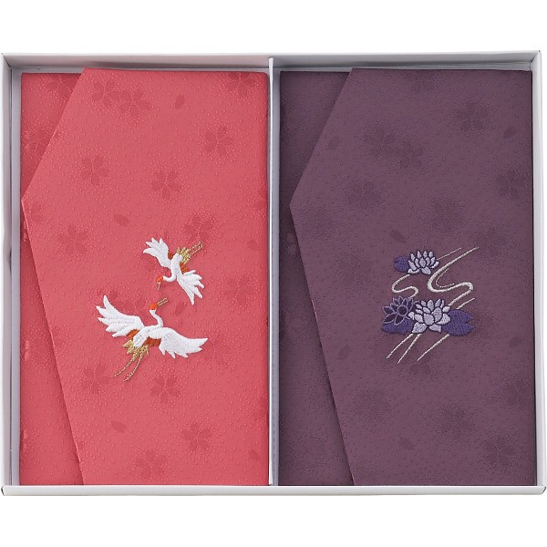 御祝.お返し,引出物,記念品は:エステル桜綸子金封ふくさ慶弔セット 772-1