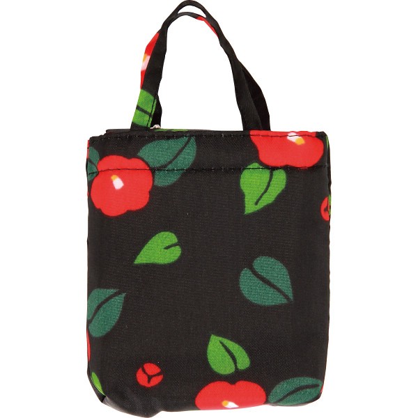 御祝.お返し,引出物,記念品は:くろちく　和柄エコバッグ（小） 花筺椿 20706318