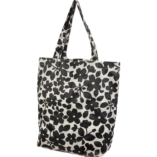 御祝.お返し,引出物,記念品は:くろちく　和柄エコバッグ（小） サクラ黒 21604616