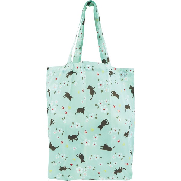 御祝.お返し,引出物,記念品は:くろちく　和柄エコバッグ（小） 子猫と小花 21804901