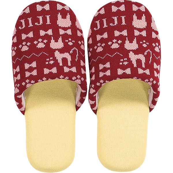 御祝.お返し,引出物,記念品は:魔女の宅急便　ニットスリッパ ジジニット 624122