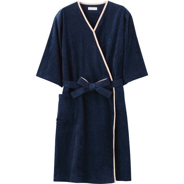 御祝.お返し,引出物,記念品は:ＵＣＨＩＮＯ　エアリータッチレディスローブ　Ｍ ダークブルー RC15824_DBM