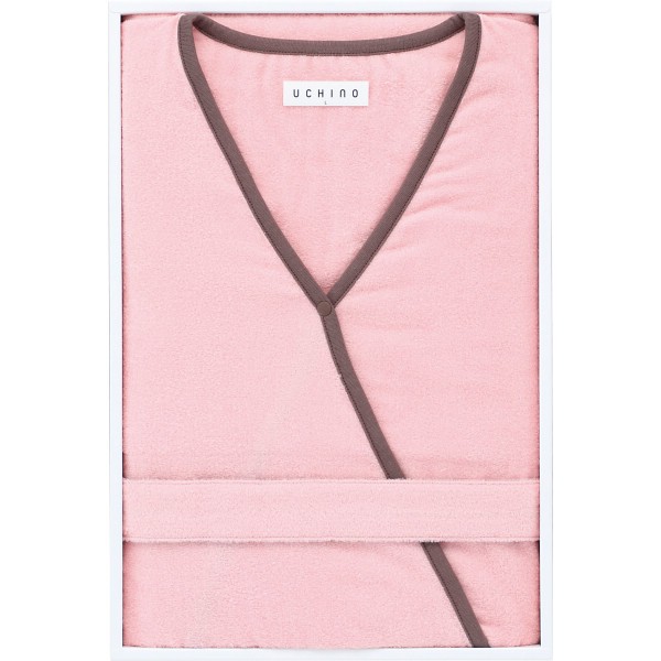 御祝.お返し,引出物,記念品は:ＵＣＨＩＮＯ　エアリータッチレディスローブ　Ｌ ピンク RC15824_PL