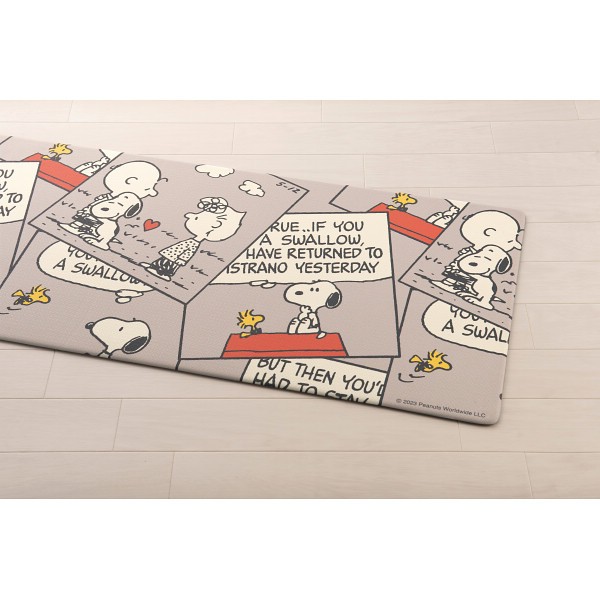 御祝.お返し,引出物,記念品は:ピーナッツ　ＰＶＣロングマット（１２０ｃｍ） キュートコミック 720619