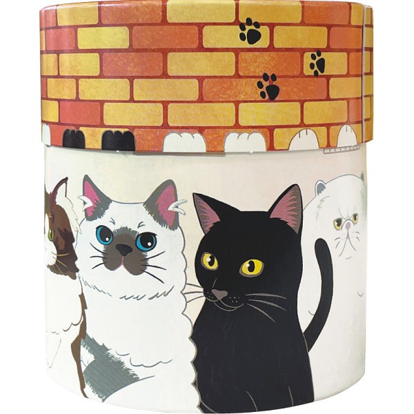 御祝.お返し,引出物,記念品は:Ｕｃｈｉｎｏｋｏ　ｍａｔｅ　コットンハンカチ クロネコ UNS-1203