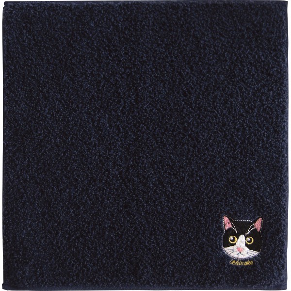 御祝.お返し,引出物,記念品は:Ｕｃｈｉｎｏｋｏ　ｍａｔｅ　コットンハンカチ ハチワレ UNS-1204