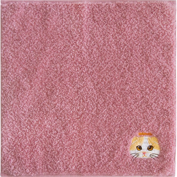 御祝.お返し,引出物,記念品は:Ｕｃｈｉｎｏｋｏ　ｍａｔｅ　コットンハンカチ スコティッシュフォールド UNS-1208