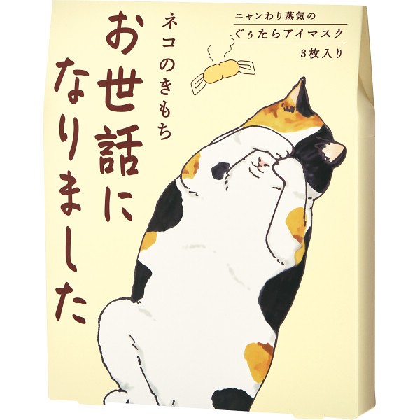 御祝.お返し,引出物,記念品は:ホットアイマスク３枚 お世話になりました 20821003