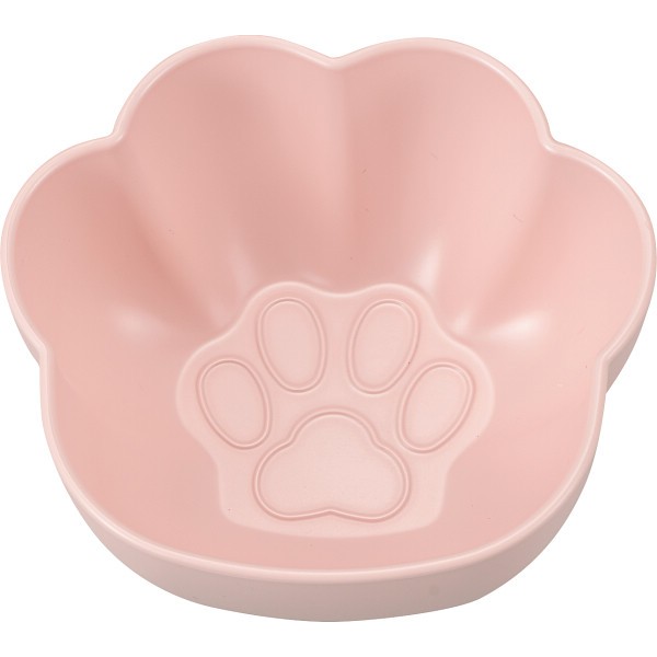 御祝.お返し,引出物,記念品は:キャッテ　にくきゅう　抗菌ボウル ピンク 74766