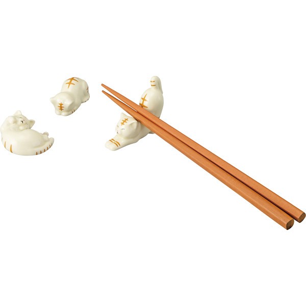 御祝.お返し,引出物,記念品は:箸置きセット 猫 SAN4574