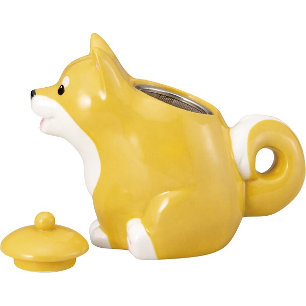 御祝.お返し,引出物,記念品は:ティーセット　柴犬親子 SAN4576