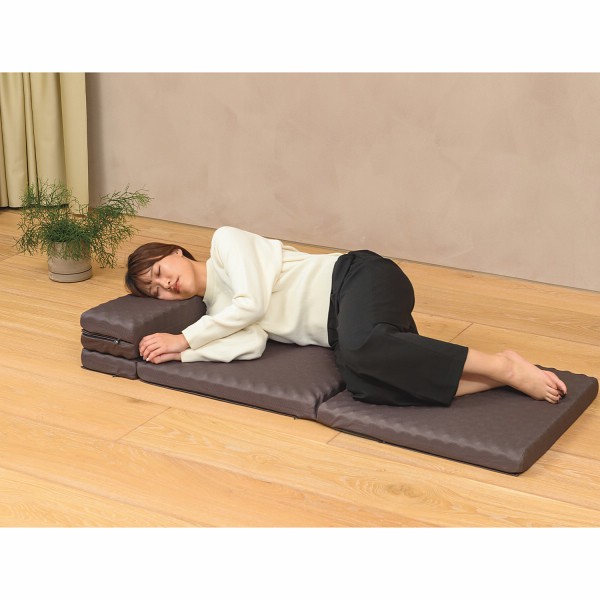 御祝.お返し,引出物,記念品は:ｎｉｓｈｉｋａｗａ　ごろ寝マット　スイート ブラウン HD93995501330