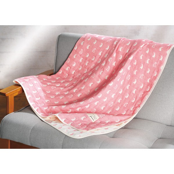 御祝.お返し,引出物,記念品は:ふわら　六重織ガーゼケット２枚セット FWR2508